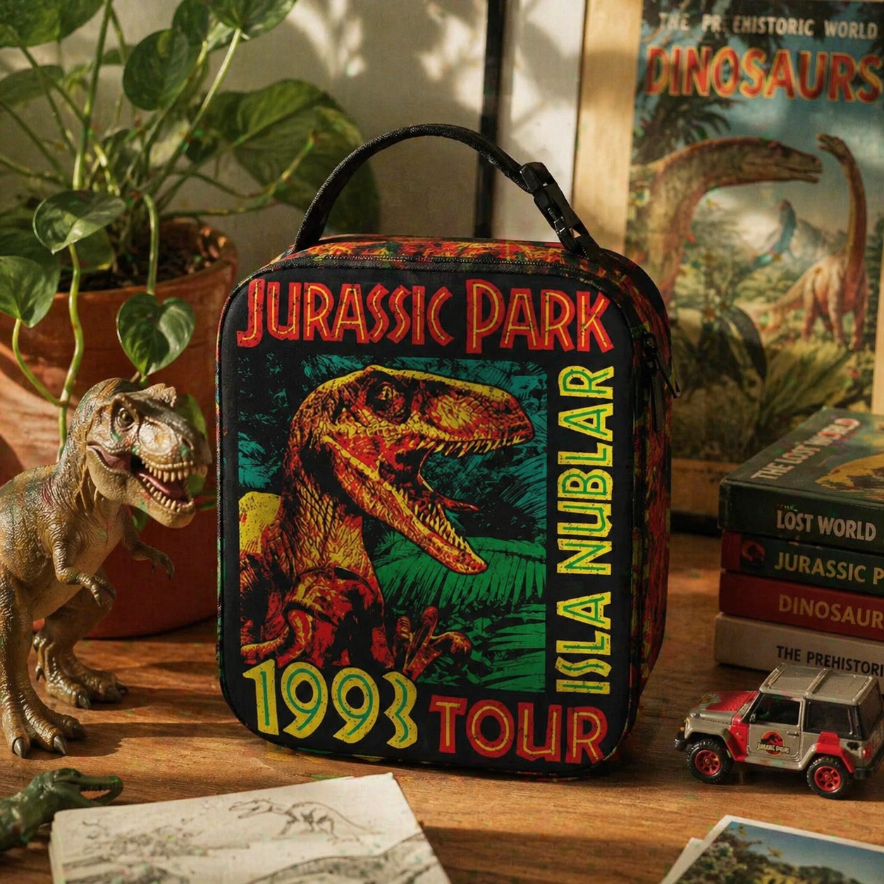 Jurassic park dinosaur lunch bag 