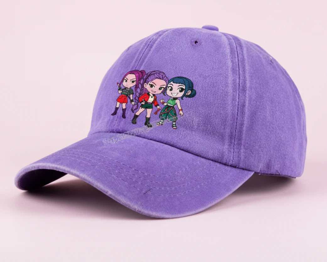 kpop demon hunters baseball cap