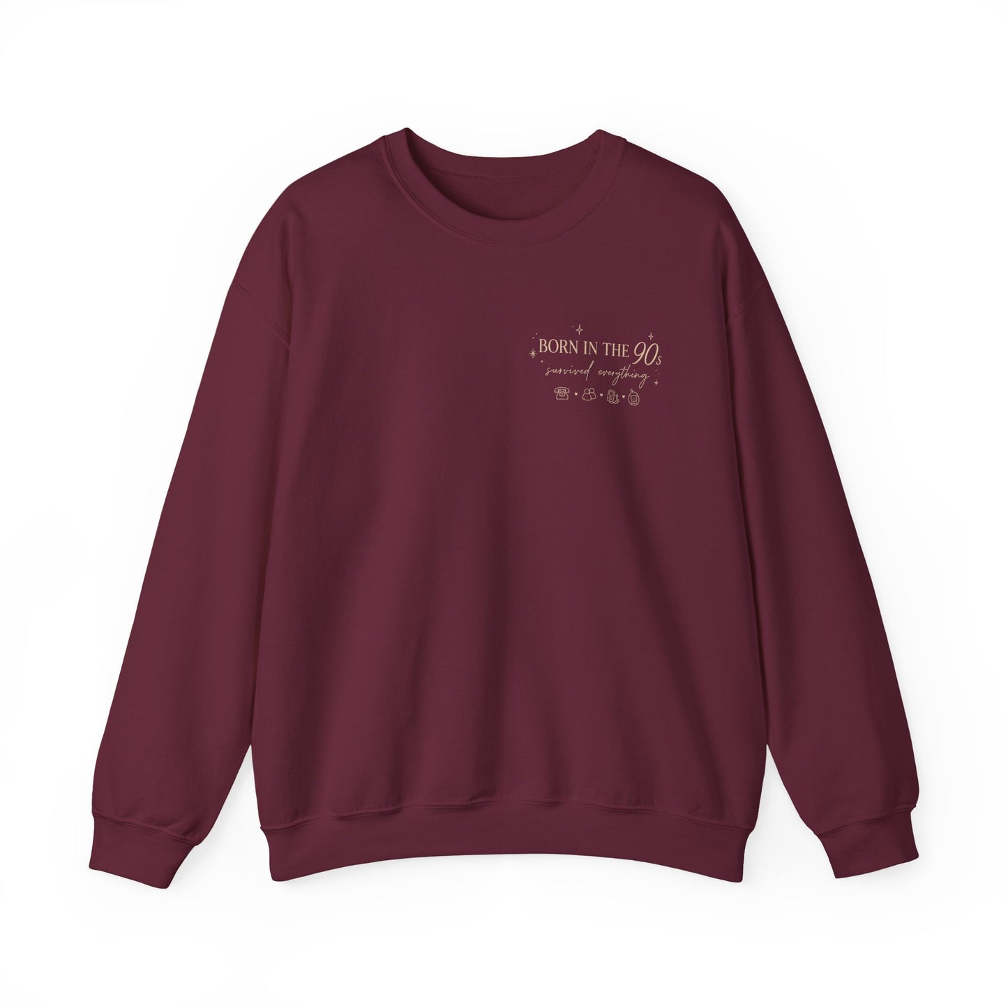 Maroon sweatshirt with 'Professionally Freezing' text on a white background