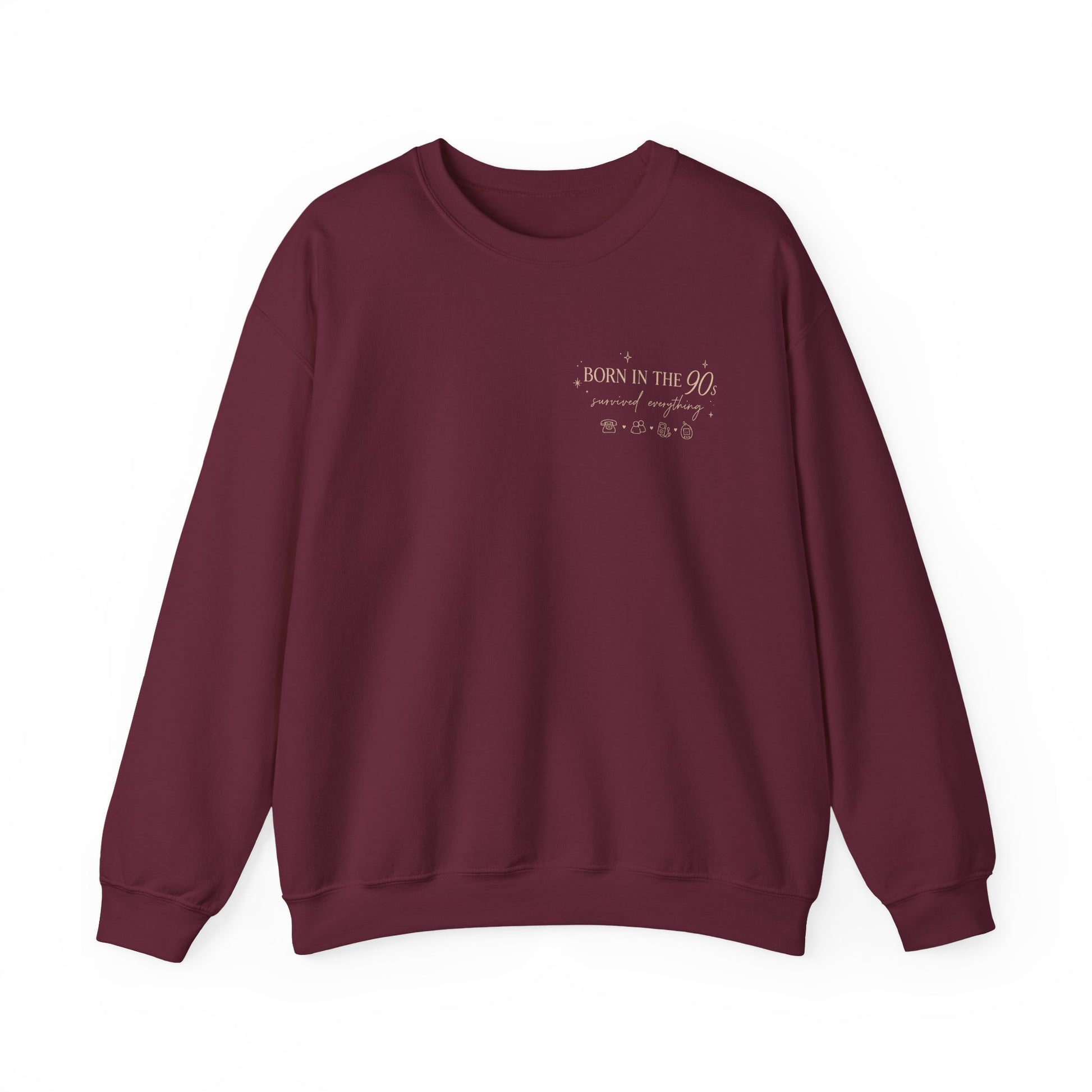 Maroon sweatshirt with 'Professionally Freezing' text on a white background