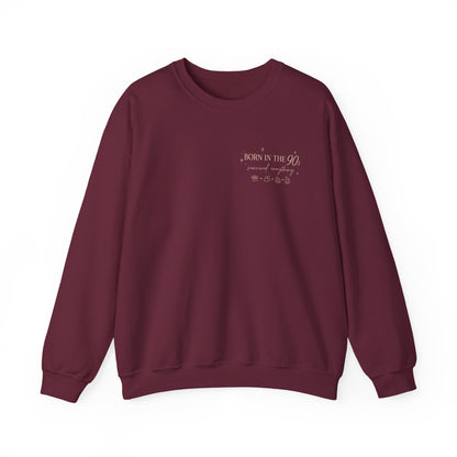 Maroon sweatshirt with 'Professionally Freezing' text on a white background