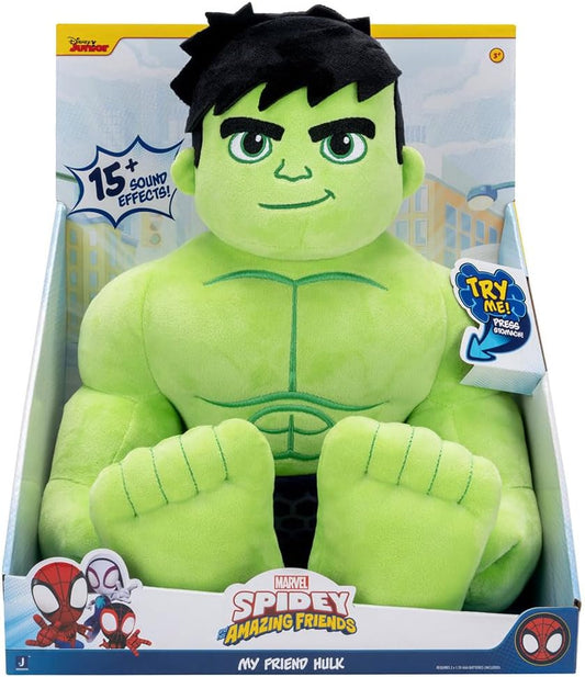 Spidey & His Amazing Friends Hulk Plush | Marvel Soft Stuffed Toy