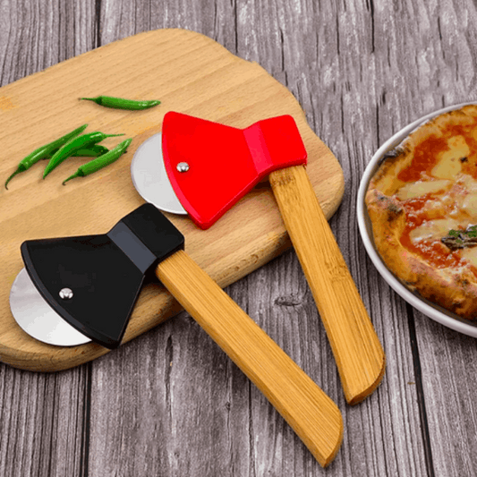 Fireman's Axe Pizza Cutter - Bamboo Handle - Pizza Cutters from Dear Cece - Just £11.99! Shop now at Dear Cece