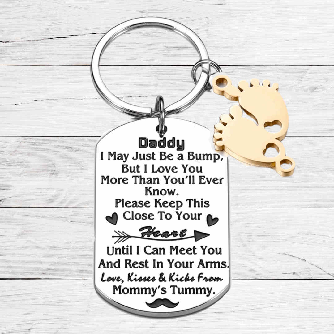 Daddy to be Gift for New Dad Keychain - Keychains from Dear Cece - Just £8.99! Shop now at Dear Cece