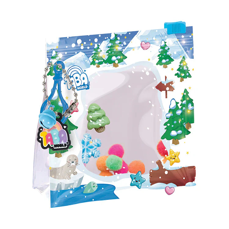 Taba World Make & Display Mystical Friends | Mystery Squishy Keyring DIY Craft Set