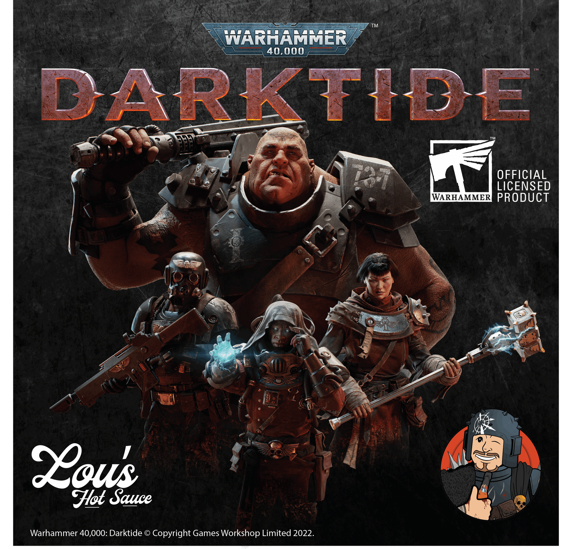 Lou's Brews Official Warhammer 40,000: Darktide Gift Set