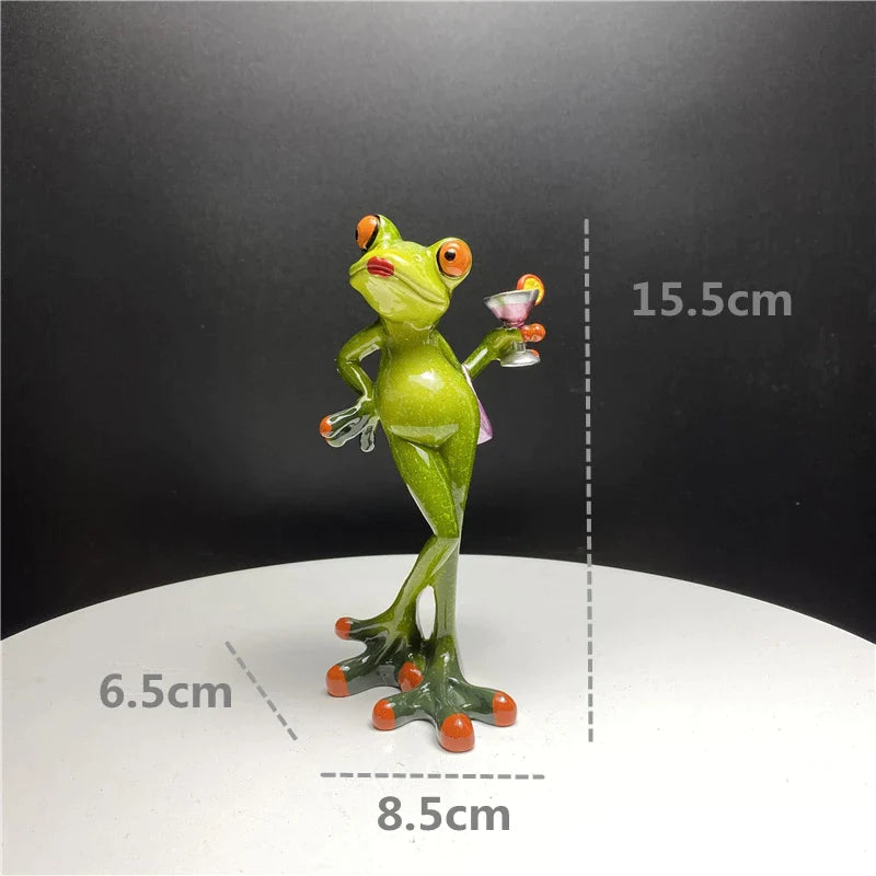 Resin French Frog Collectible Figurines - Home Decor from Dear Cece - Just £32.99! Shop now at Dear Cece