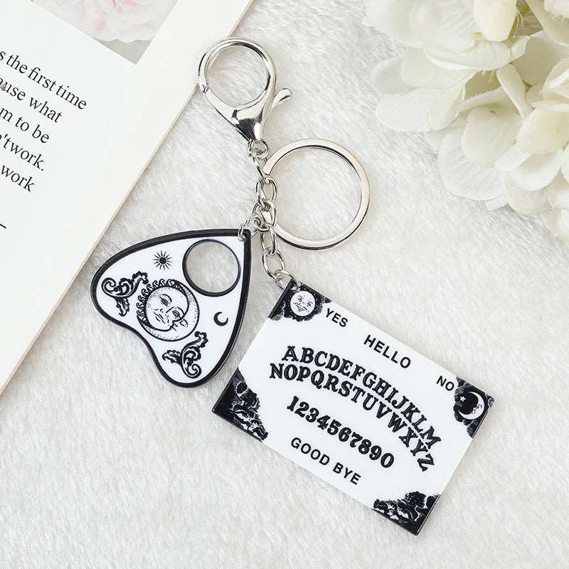 white halloween keychain