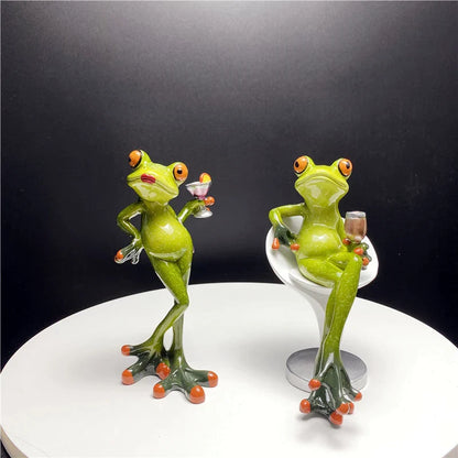 Resin French Frog Collectible Figurines - Home Decor from Dear Cece - Just £32.99! Shop now at Dear Cece