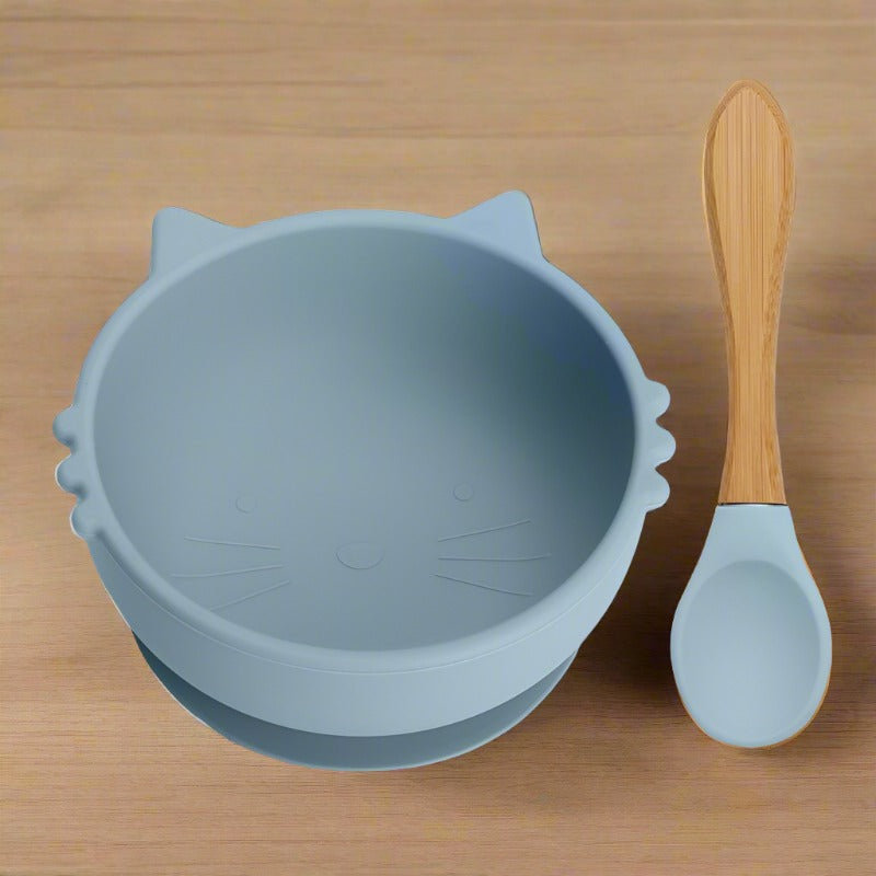 BPA Free Food Grade Silicone Bowl and Spoon - Bowls from Dear Cece - Just £15.99! Shop now at Dear Cece