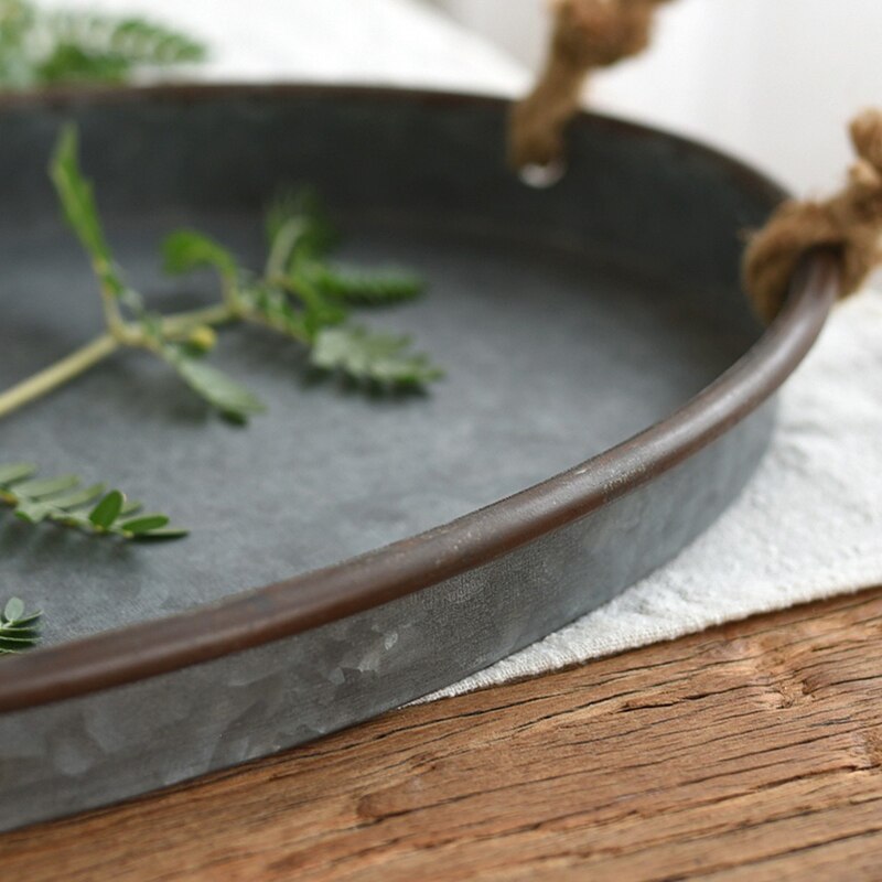 Rustic Iron Serving Tray - Serving Trays from Dear Cece - Just £39.99! Shop now at Dear Cece