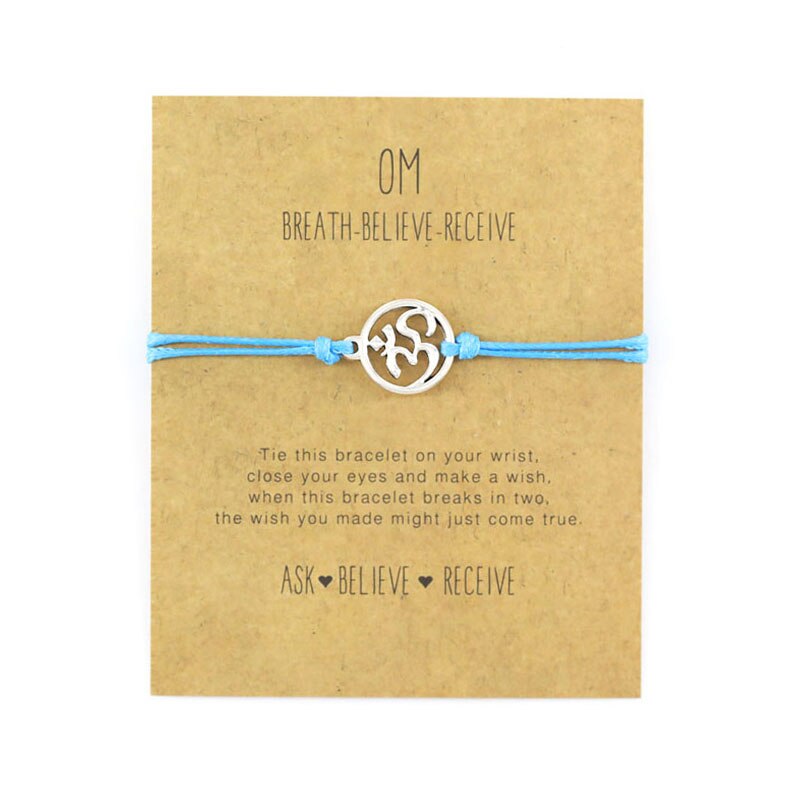 Namaste OM Charm Bracelet - Jewellery from Dear Cece - Just £6.99! Shop now at Dear Cece