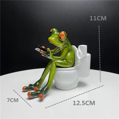 Resin French Frog Collectible Figurines - Home Decor from Dear Cece - Just £32.99! Shop now at Dear Cece