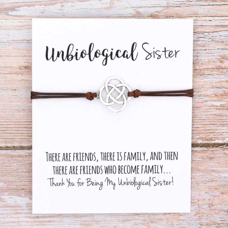 Unbiological Sister Wish Bracelet