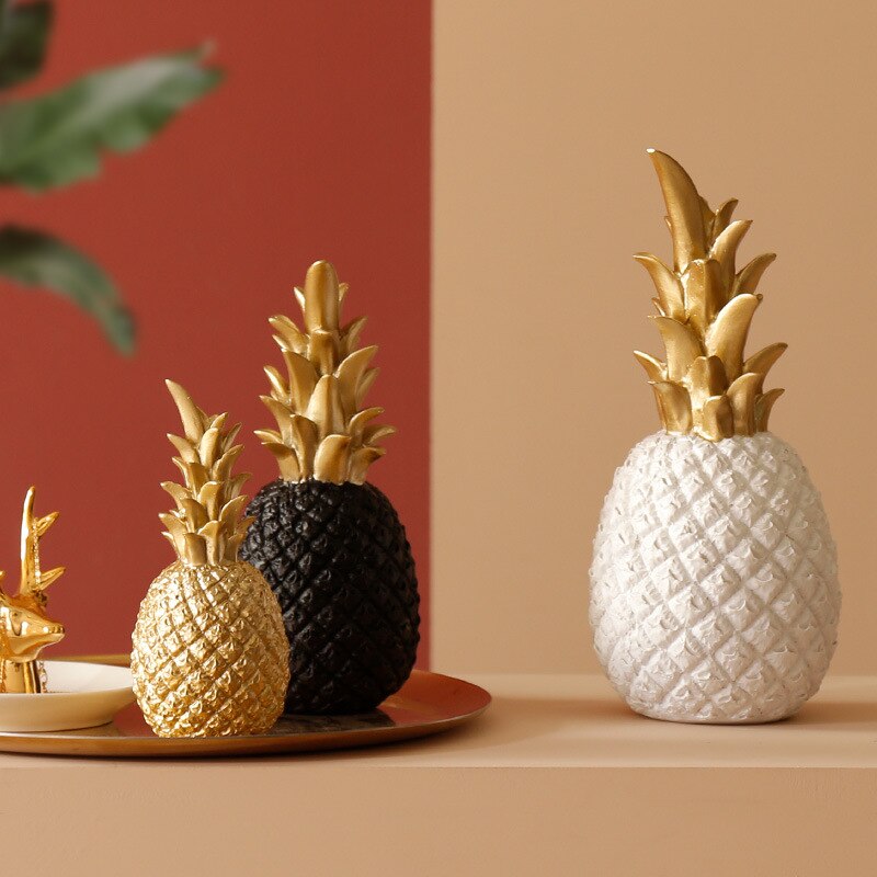 Resin Pineapple Figurines - Ornaments from Dear Cece - Just £19.99! Shop now at Dear Cece