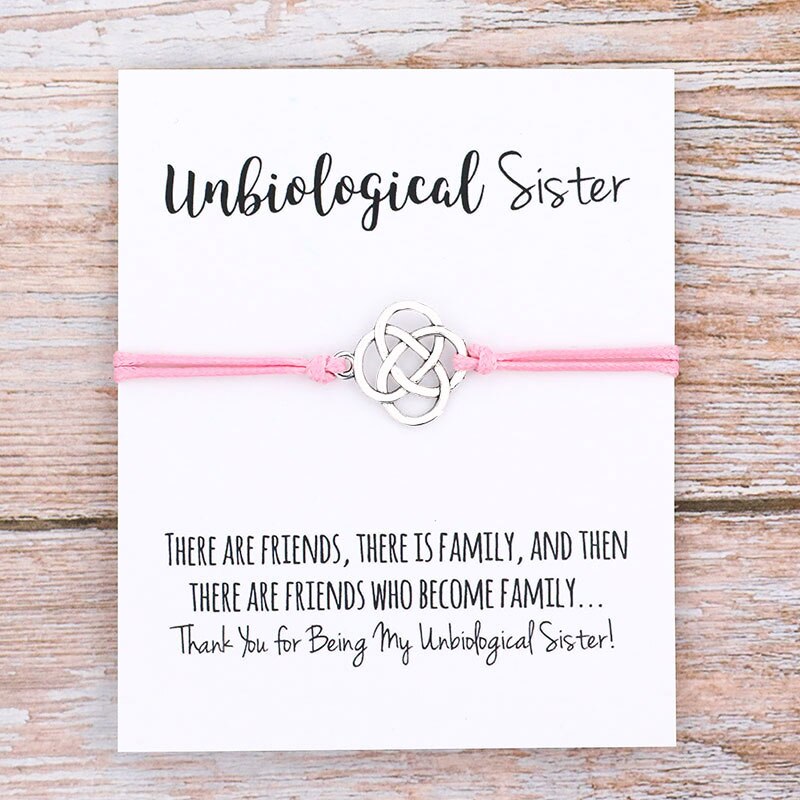 Unbiological Sister Wish Bracelet