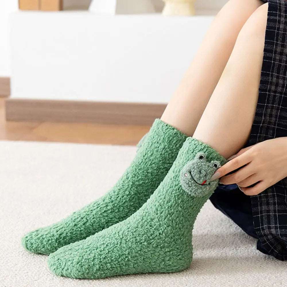 Green Women's Frog Socks - Socks from Dear Cece - Just £8.99! Shop now at Dear Cece