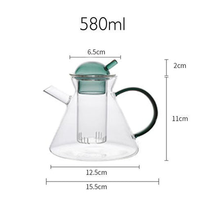 Nordic High Borosilicate Glass Teapot - Teapot from Dear Cece - Just £14.99! Shop now at Dear Cece