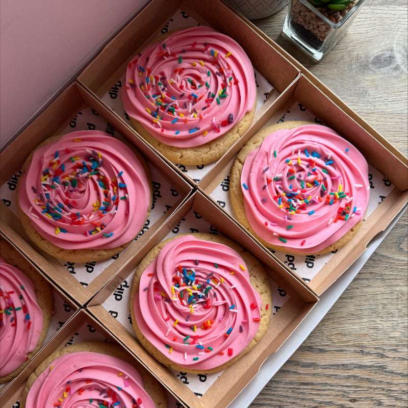 Dipp'd Cookies Birthday Cake Cookie Box
