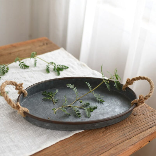 Rustic Iron Serving Tray - Serving Trays from Dear Cece - Just £39.99! Shop now at Dear Cece