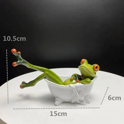 Resin French Frog Collectible Figurines - Home Decor from Dear Cece - Just £32.99! Shop now at Dear Cece