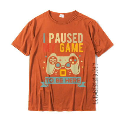 Novelty Video Gamer T Shirt - I Paused My Game To Be Here - T Shirts from Dear Cece - Just £18.99! Shop now at Dear Cece