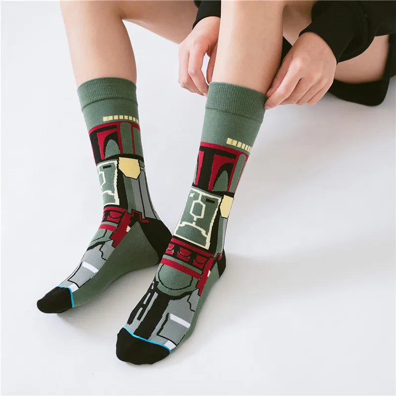 star wars themed movie socks