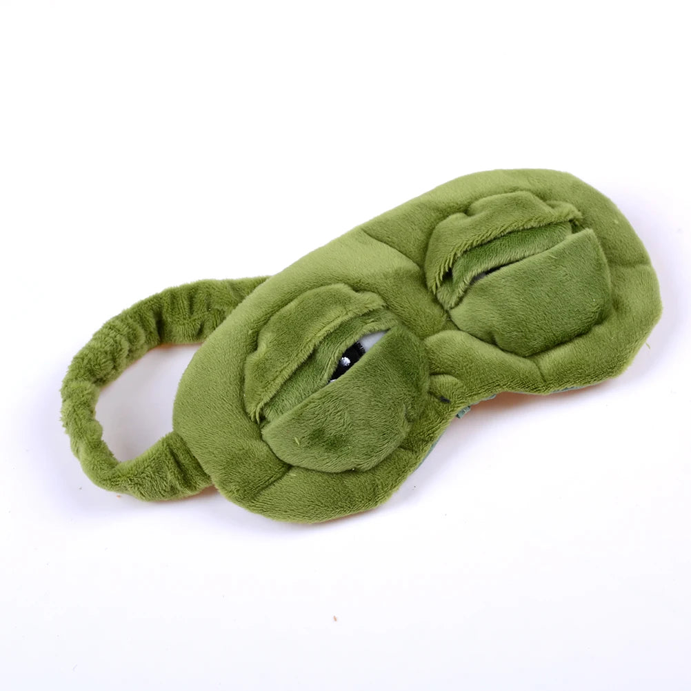 3D Meme Frog Soft Sleep Mask - Sleep Mask from Dear Cece - Just £9.99! Shop now at Dear Cece