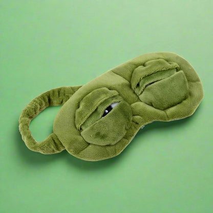 Gift for frog lovers Meme Frog Soft Sleep Mask