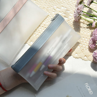 Transparent TPU Leather Pencil Case - Pencil Case from Dear Cece - Just £7.99! Shop now at Dear Cece