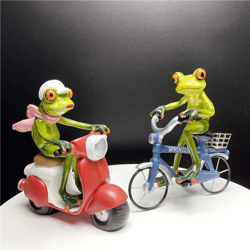 Resin French Frog Collectible Figurines - Home Decor from Dear Cece - Just £32.99! Shop now at Dear Cece