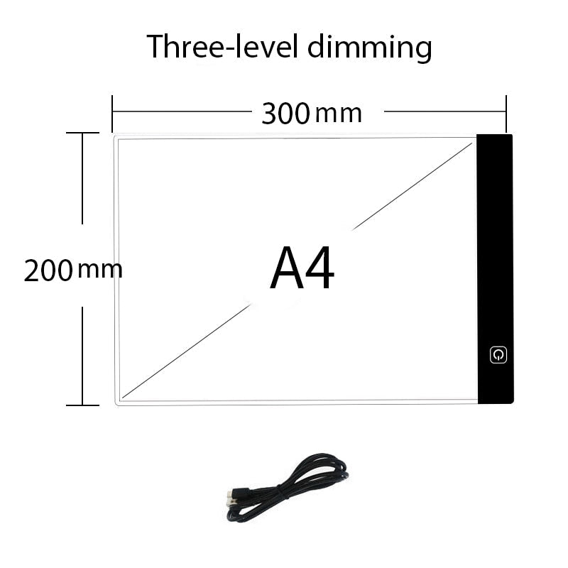 Dimmable LED Tracing Pad