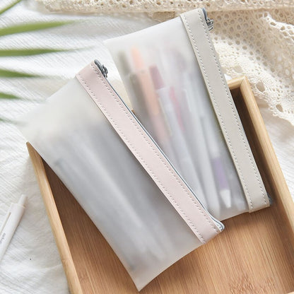 Transparent TPU Leather Pencil Case - Pencil Case from Dear Cece - Just £7.99! Shop now at Dear Cece