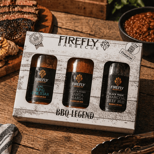 Firefly BBQ Legend - 3 Beefy BBQ Rubs Gift Box