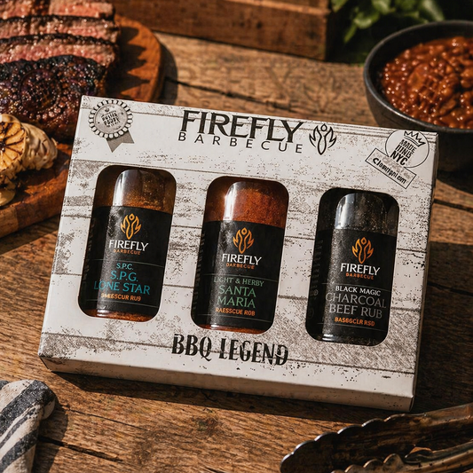 Firefly BBQ Legend - 3 Beefy BBQ Rubs Gift Box