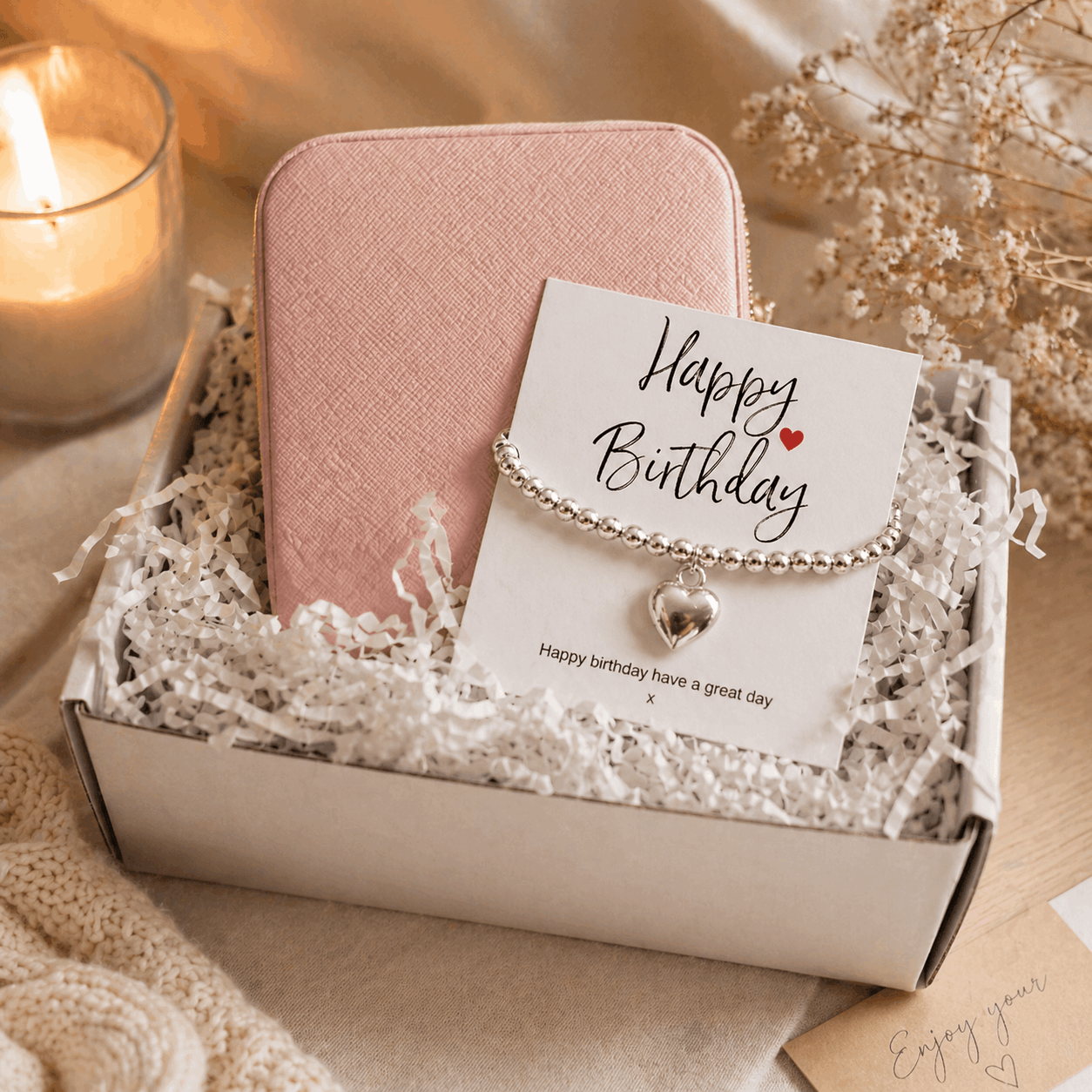 Happy Birthday Bracelet & Jewellery Box Gift