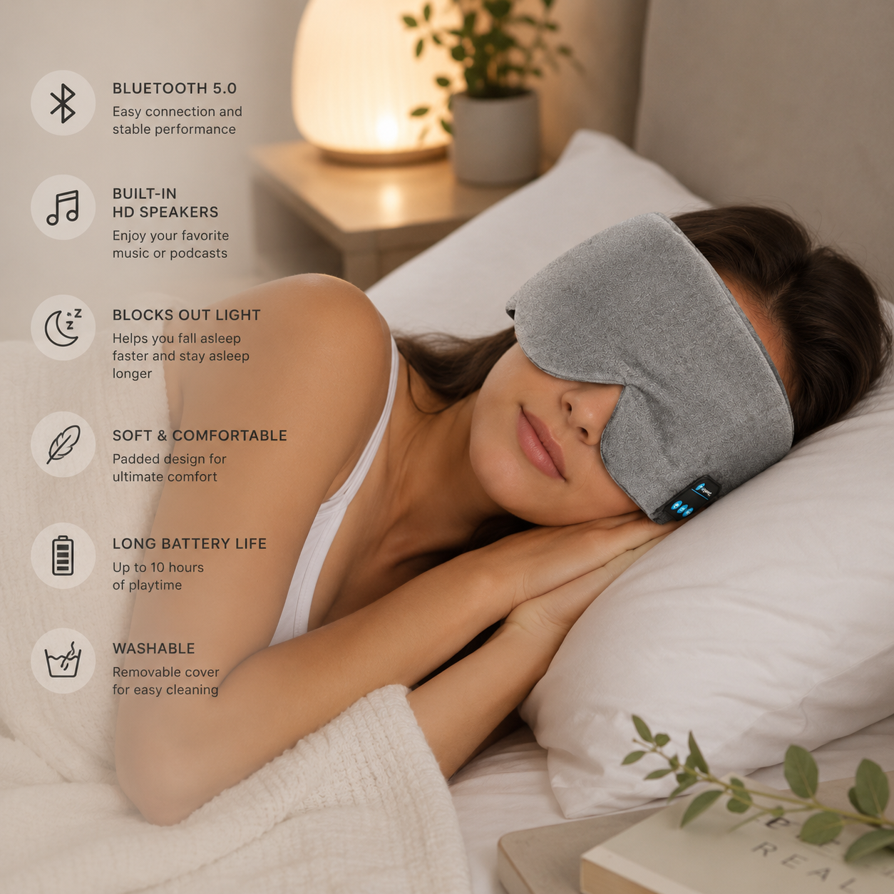 Features of Bluetooth sleep mask