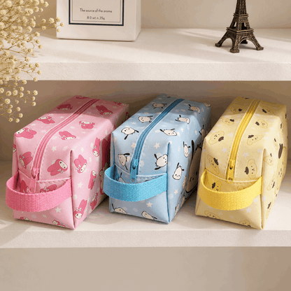 Sanrio Large Cosmetic Bag Hello Kitty Kuromi Makeup Case