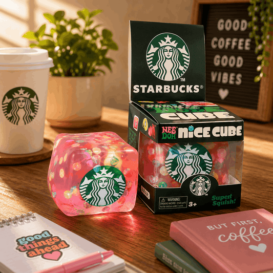 Starbucks Inspired NeeDoh Nice Cube Sensory Fidget Toy