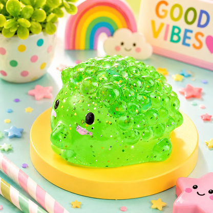 Glitter Squishy Mochi Fidget Toys | Cute Sensory Stress Relief Squeeze Toys
