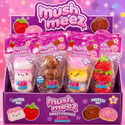 Mushmeez Sweet Friends Taba Squishies | Sensory Fidget Toy Mystery Assortment