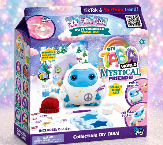 Taba World Make & Display Mystical Friends | Mystery Squishy Keyring DIY Craft Set