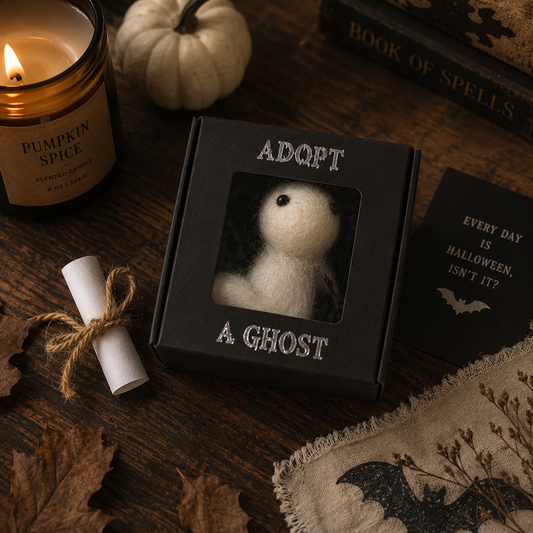 Halloween Adopt A Ghost Doll With Adoption Certificate