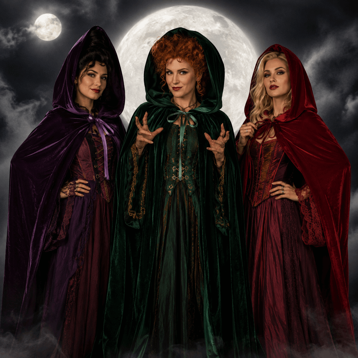 Hocus Pocus Inspired Witch Cloak Halloween Costume