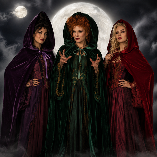 Hocus Pocus Inspired Witch Cloak Halloween Costume