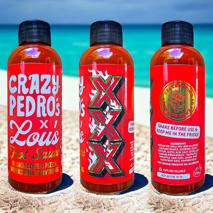 Lou's Brews x Crazy Pedros: XXX Hot Sauce