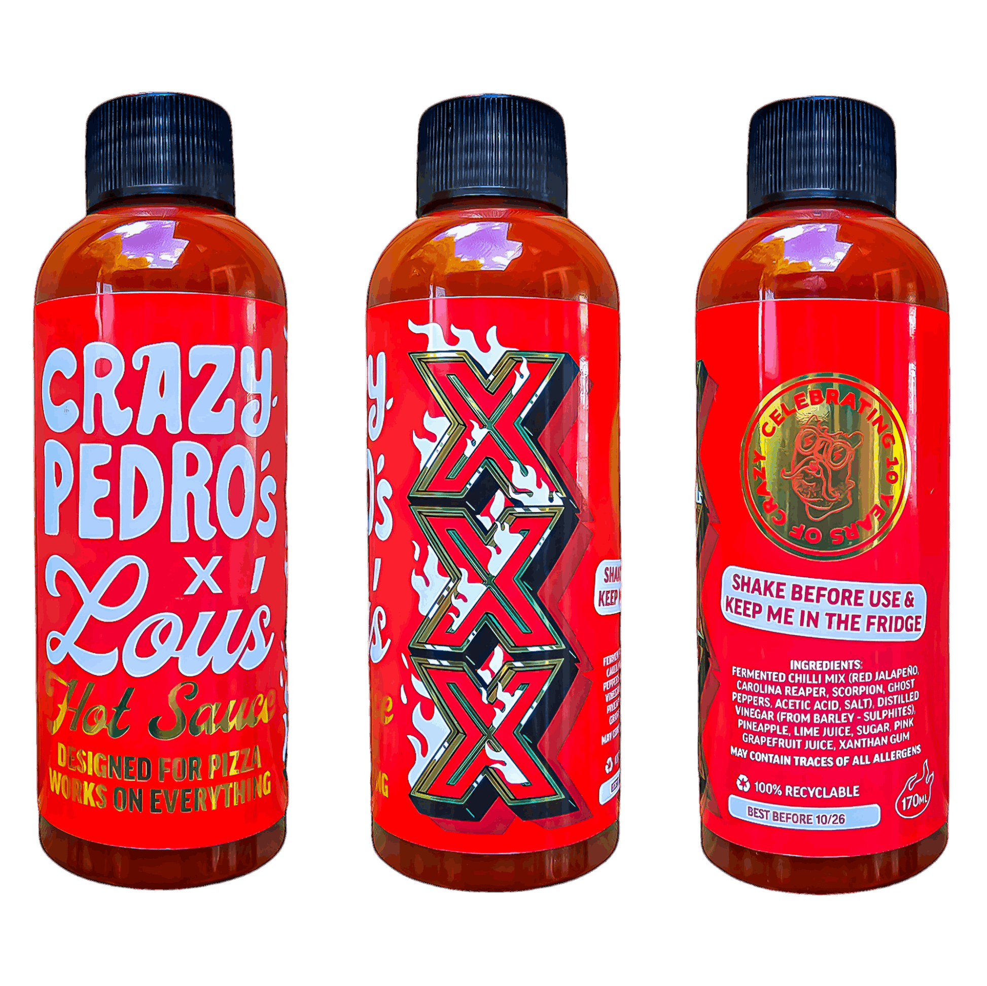 Lou's Brews x Crazy Pedros: XXX Hot Sauce