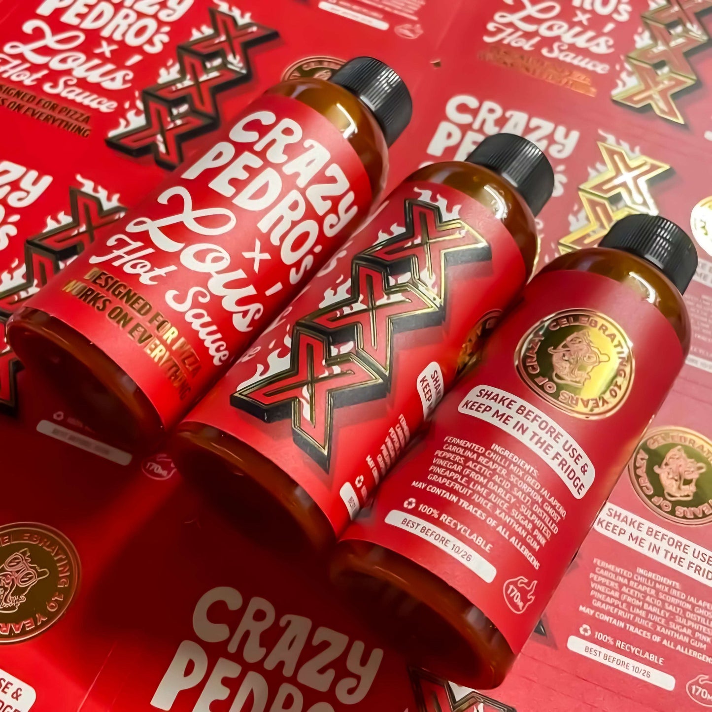Lou's Brews x Crazy Pedros: XXX Hot Sauce