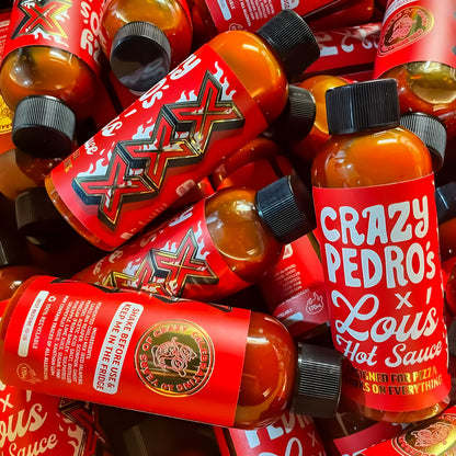 Lou's Brews x Crazy Pedros: XXX Hot Sauce