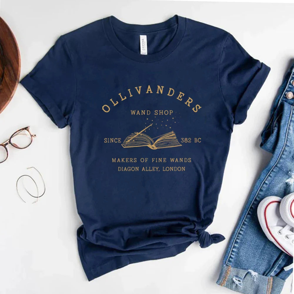 Ollivanders Wand Shop Harry Potter Graphic T-Shirt - T Shirts from Dear Cece - Just £18.99! Shop now at Dear Cece